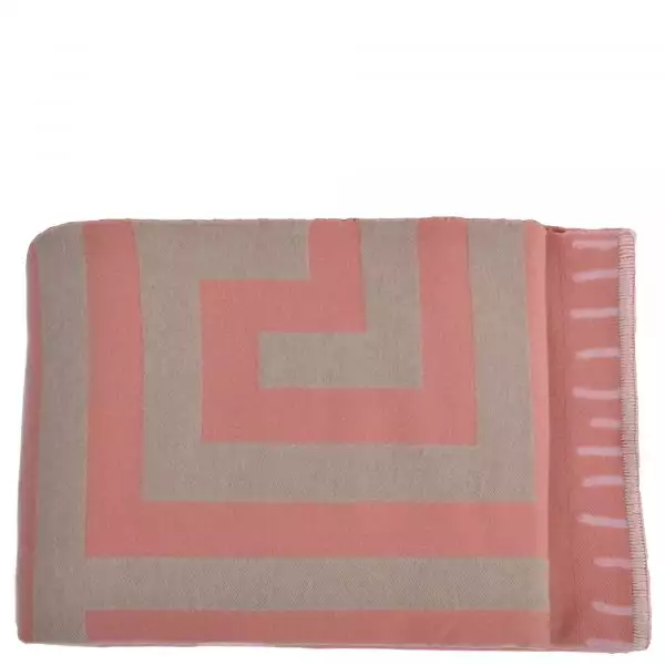 Blanket from merino wool and cashmere, pink in 150x200cm, zoeppritz Insignia