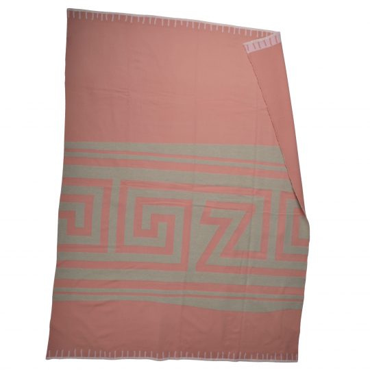 Blanket from merino wool and cashmere, pink in 150x200cm, zoeppritz Insignia