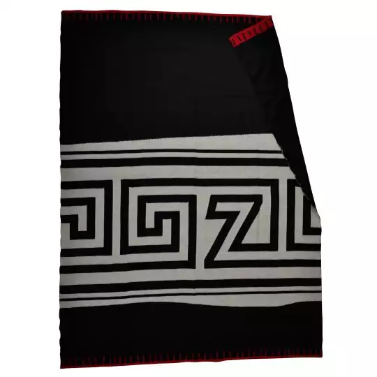 Blanket from merino wool and cashmere, black in 150x200cm, zoeppritz Insignia