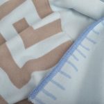 Decke aus merino wolle und kaschmir, blau in 150x200cm, zoeppritz Insignia