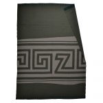 Blanket from merino wool and cashmere, green in 150x200cm, zoeppritz Insignia