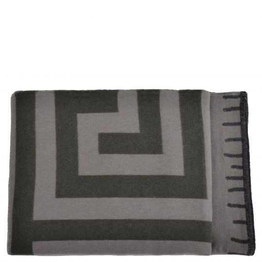 Blanket from merino wool and cashmere, graphite in 150x200cm, zoeppritz Insignia