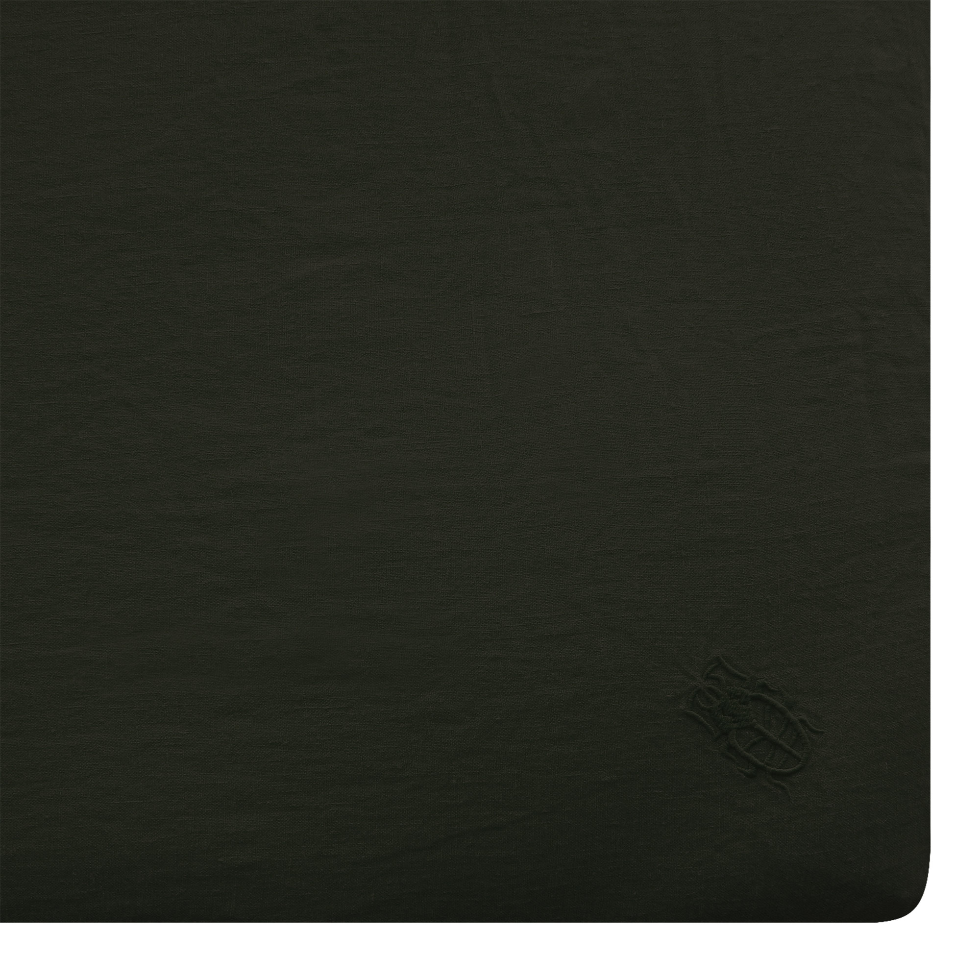 Spannbettlaken aus Leinen, military-green in 180x200x30, zoeppritz Stay