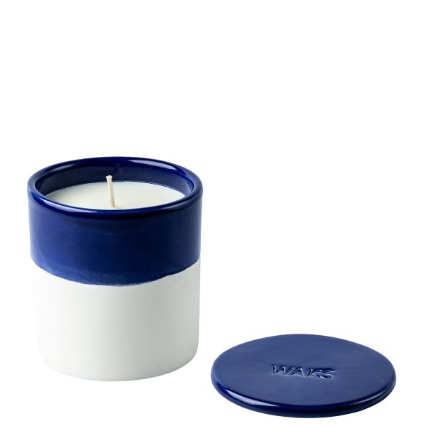 Kerze aus Naturwachs, blue in 1-wick, zoeppritz Candle Saltwater