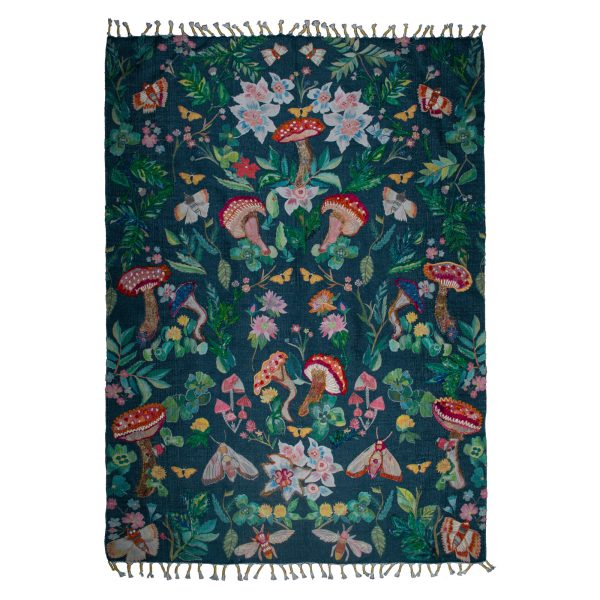 Teppich aus recyletem Polyester, gruen in 160x230, zoeppritz Mushroom Rug