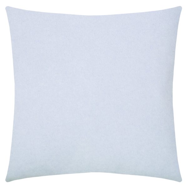 Cushioncover from polyester and viscose, azur in 50x50cm, zoeppritz, Soft-Fleece