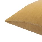 Cushioncover from polyester and viscose, camel in 50x50cm, zoeppritz, Soft-Fleece