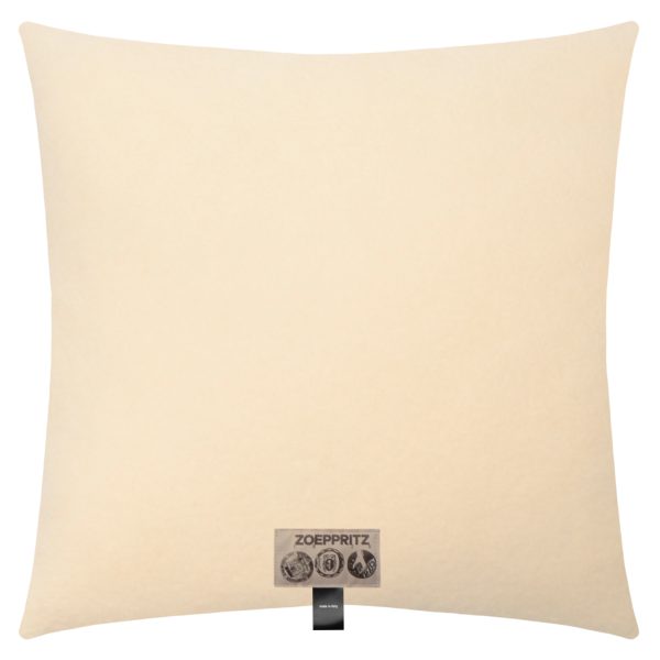 Kissenbezug aus Polyester und Viskose, creme beige in 40x40cm, zoeppritz, Soft-Fleece