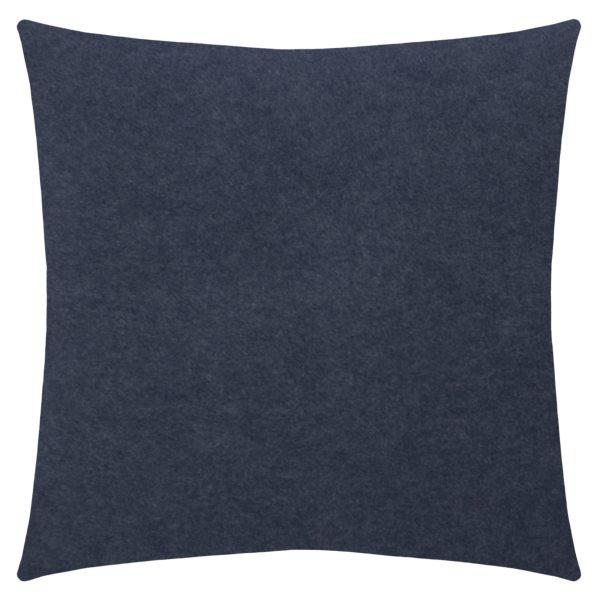 Cushioncover from polyester and viscose, indigo in 50x50cm, zoeppritz, Soft-Fleece