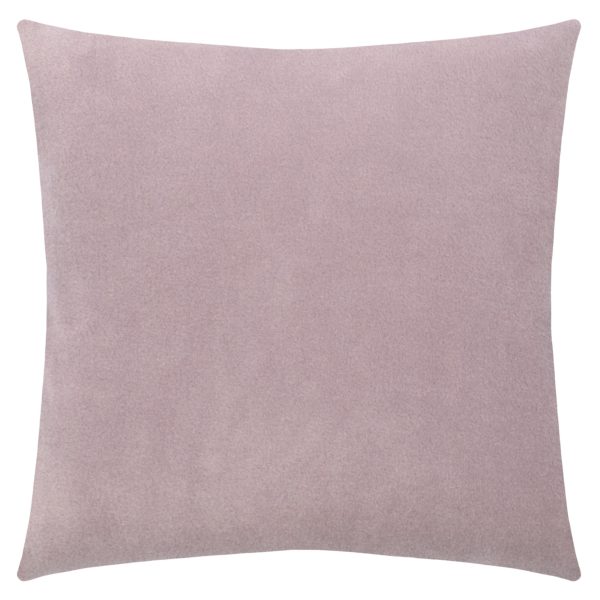 Cushioncover from polyester and viscose, pale lavender in 50x50cm, zoeppritz, Soft-Fleece