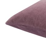 Cushioncover from polyester and viscose, dusty rose in 50x50cm, zoeppritz, Soft-Fleece