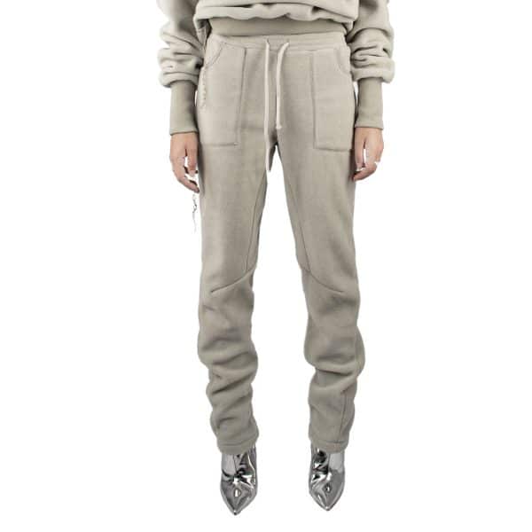 Hose aus Polyester und Viskose, beige in L, zoeppritz, Soft-Fleece Slim Pants