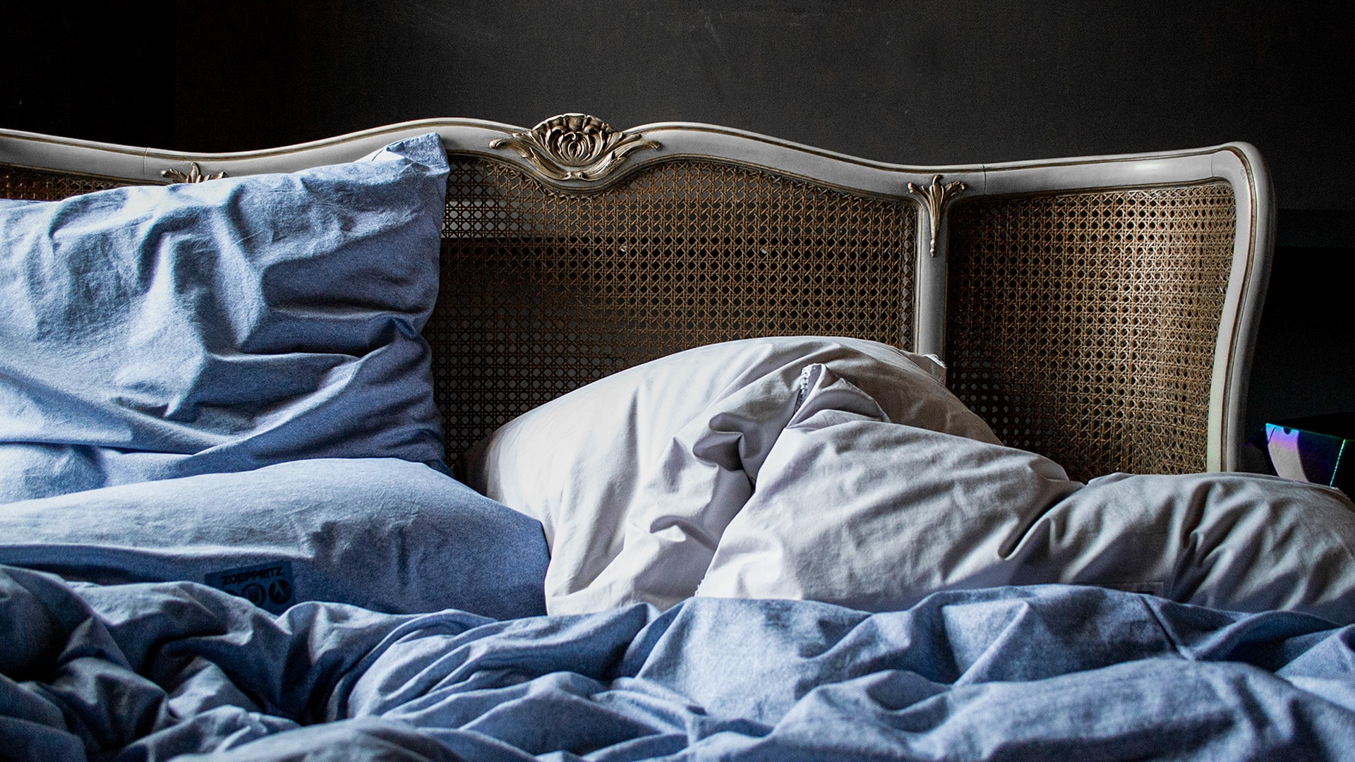 EASY DENIM: printed and pre-washed percale duvet cover 