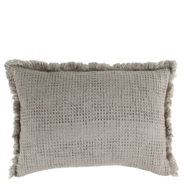 honeybee zoeppritz leinen kissenbezug 30x40 lehm beige