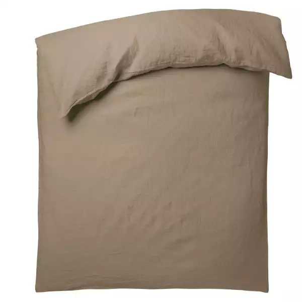stay zoeppritz leinen bettbezug lehm beige