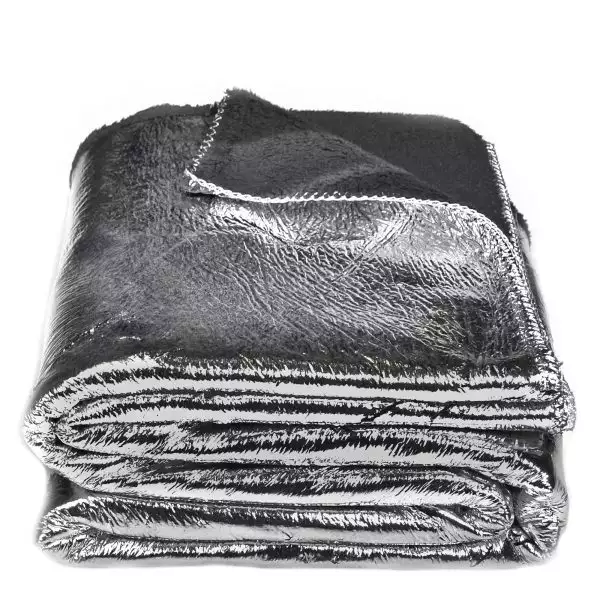 crack zoeppritz  decke 145x200 silber grau