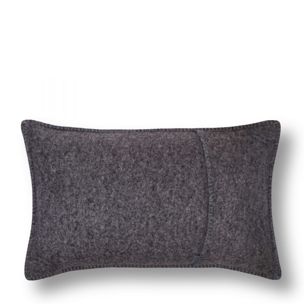 soft wool zoeppritz viscose schurwoll kissenbezug 30x50 titan grau