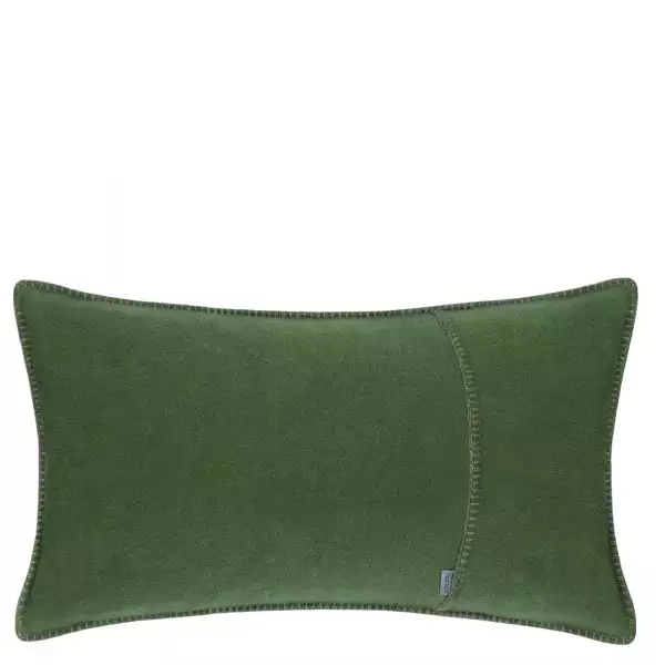 zoeppritz weicher soft fleece kissenbezug 30x50 dunkles jade gruen