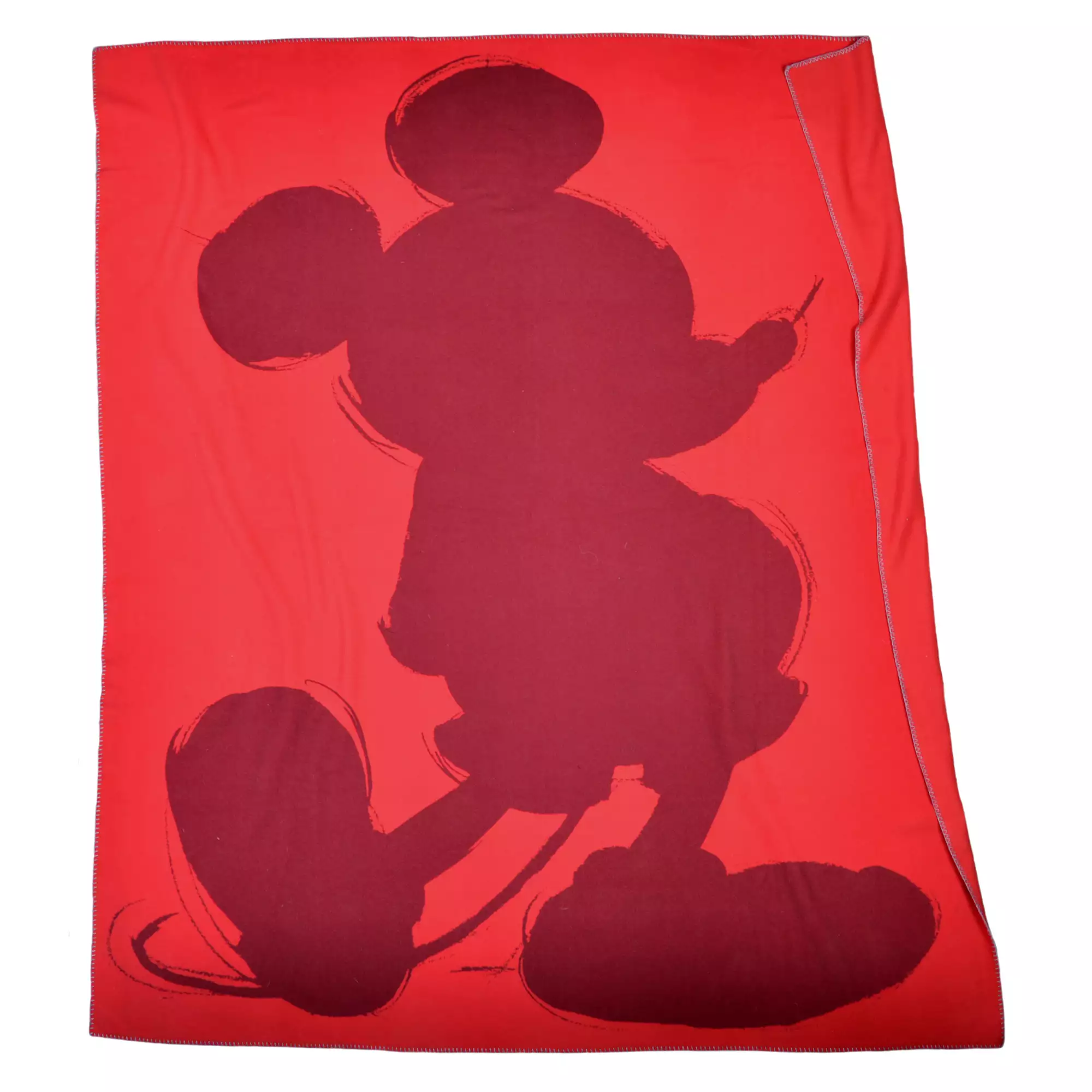 mickey soft mouse zoeppritz  decke 160x200 geranien rot disney kuscheldecke