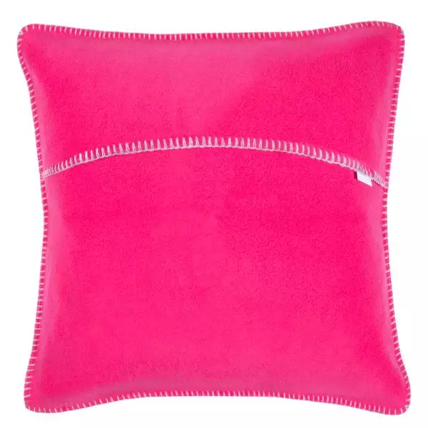 zoeppritz weicher soft fleece kissenbezug 40x40 wild blossom pink