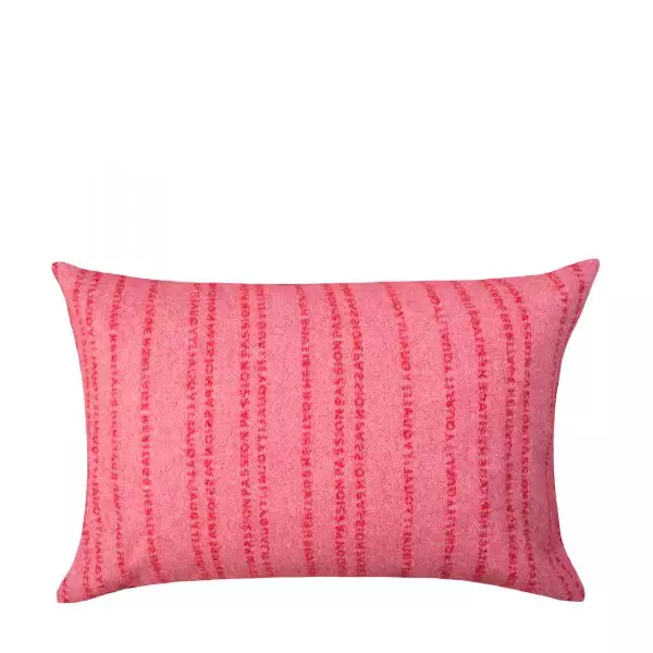 zoeppritz Believe in Kissenbezug, Farbe pink-rot, Material Schurwolle in Groesse 40x60