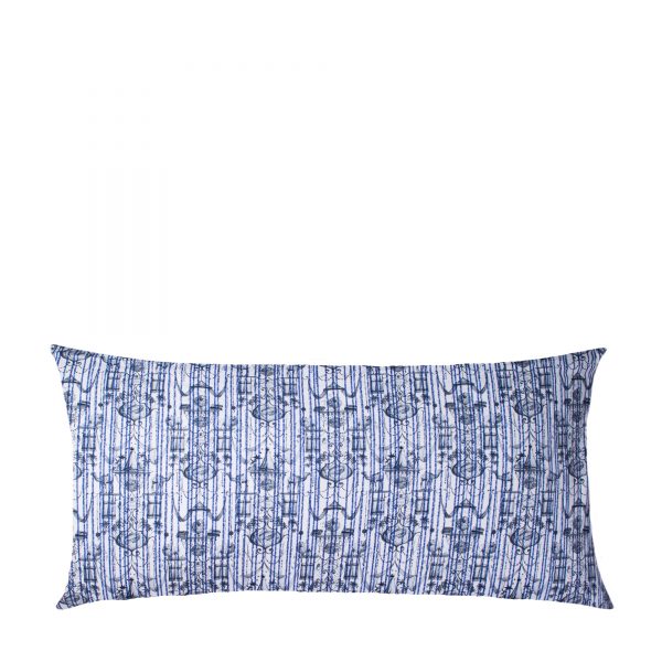 zoeppritz Believe in centuries Kissenbezug, Farbe blau, Material Baumwolle in Groesse 40x80