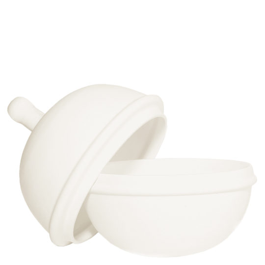 zoeppritz Titty Porzellan Schale, Farbe weiss klein