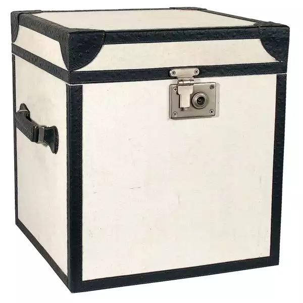 zoeppritz Treasure Booty Box, Farbe weiss, Material Canvas Baumwolle klein