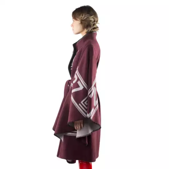 4051244503761-11-start-side-the-heroine-zoeppritz-coat-mantel-merino-wolle-cashmere-groesse-M-weinrot-schwarz