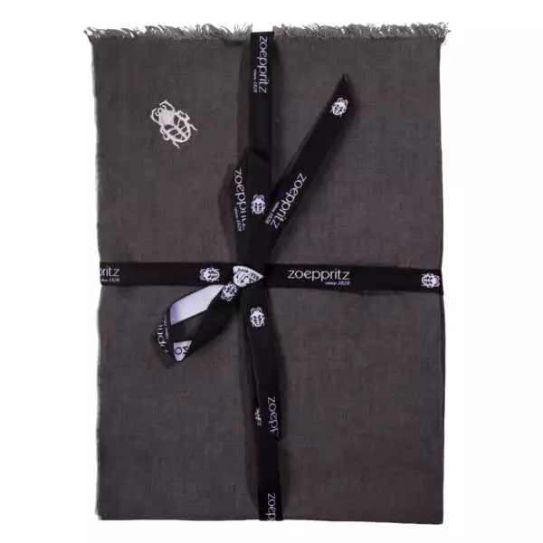 zoeppritz Stay Tischset Platzdecke, Farbe anthrazit, Material Leinen in Groesse 35x50