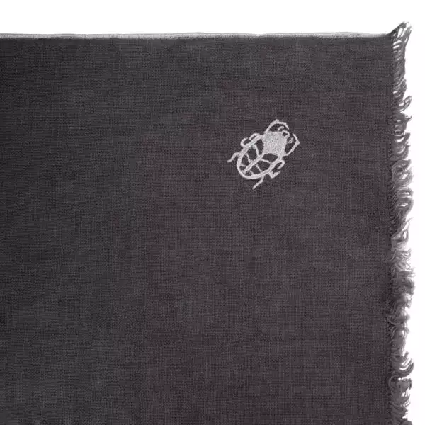 zoeppritz Stay Tischset Platzdecke, Farbe anthrazit, Material Leinen in Groesse 35x50