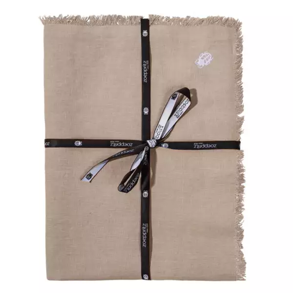 zoeppritz Stay Tischdecke, Farbe natur, Material Leinen in Groesse 145x250