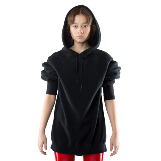 zoeppritz Soft Hoodie, Farbe schwarz, Material Fleece in Groesse M