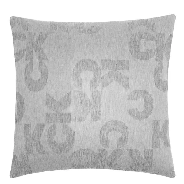 Calvin Klein Home Bettgarnitur Set Bettdecke Kopfkissen MONOGRAM, Material Baumwolle Modal, grau