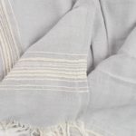 Hamamtuch, Stripy, Material Leinen Baumwolle, beige