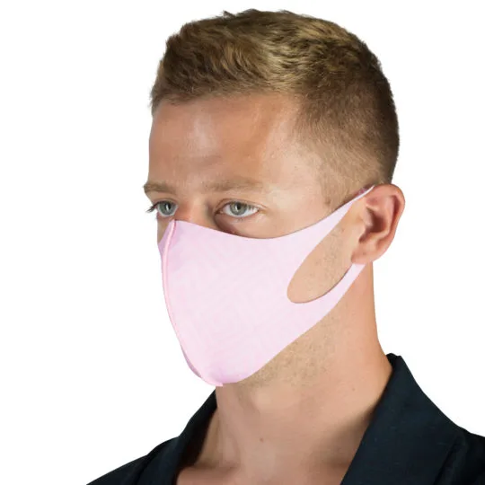 Stoffmaske wiederverwendbar Responsibility, Material Polyester Elasthan, rosa