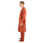 Coat for men and women in L-XL, rust, linen, zoeppritz Stay