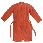 Mantel fuer Herren und Damen in L-XL, orange aus Leinen, zoeppritz Stay