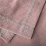 Blanket organic cotton, pink in 140x190cm, zoeppritz Soft-Greeny