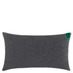 Cushion cover charcoal, organic cotton in 30x50cm, zoeppritz Soft-Greeny