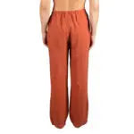 Sommerhose fuer Herren und Damen in L-XL, orange aus Leinen, zoeppritz Stay