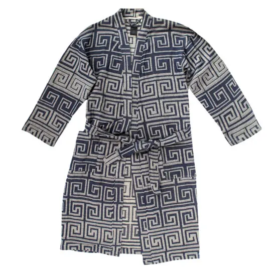 Bathrobe for men and women in l-xl, seashell, cotton, zoeppritz Sunny Leg