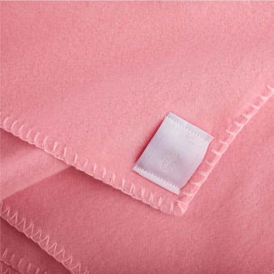 Blanket 110x150cm in pink color, zoeppritz Soft-Fleece