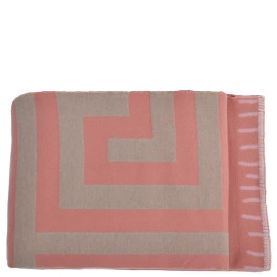 Blanket from merino wool and cashmere, pink in 150x200cm, zoeppritz Insignia