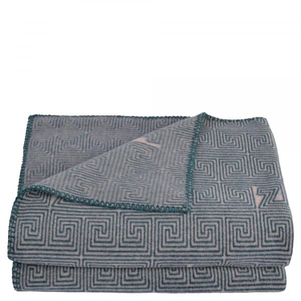 Decke aus Polyester und Viskose, deep pacific in 160x200cm, zoeppritz Soft-Fleece Legacy