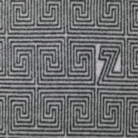 Kissenbezug aus Polyester und Viskose, light grey in 60x60cm, zoeppritz Soft-Fleece Legacy