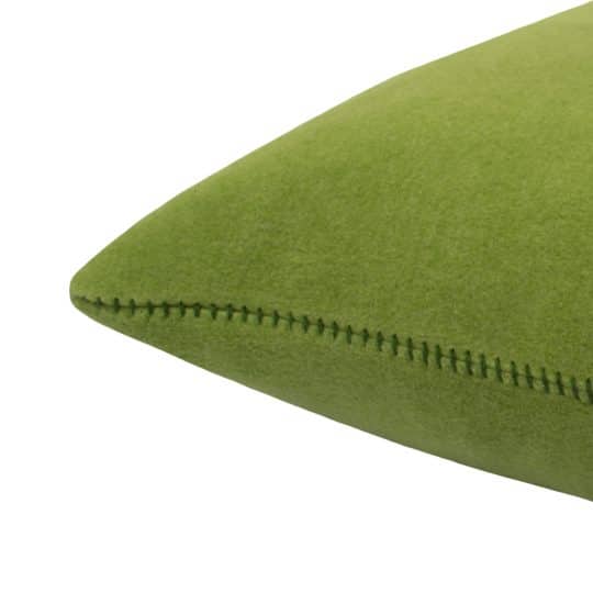 Kissenbezug aus Polyester und Viskose, gruen in 50x50cm, zoeppritz, Soft-Fleece