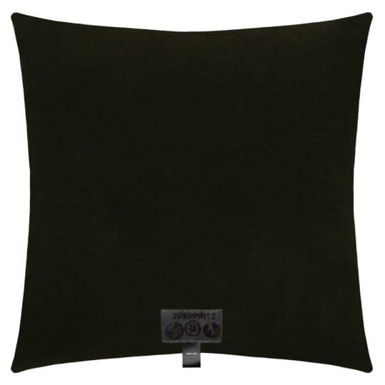 Kissenbezug aus Polyester und Viskose, flaschengruen in 50x50cm, zoeppritz, Soft-Fleece