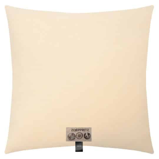Kissenbezug aus Polyester und Viskose, creme beige in 50x50cm, zoeppritz, Soft-Fleece