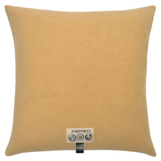 Kissenbezug aus Polyester und Viskose, kamel in 50x50cm, zoeppritz, Soft-Fleece